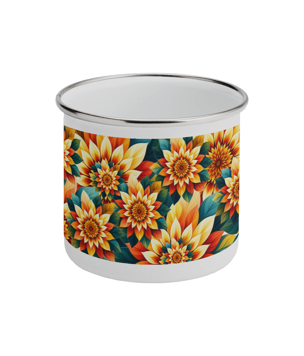 12oz Enamel Mug - Full design
