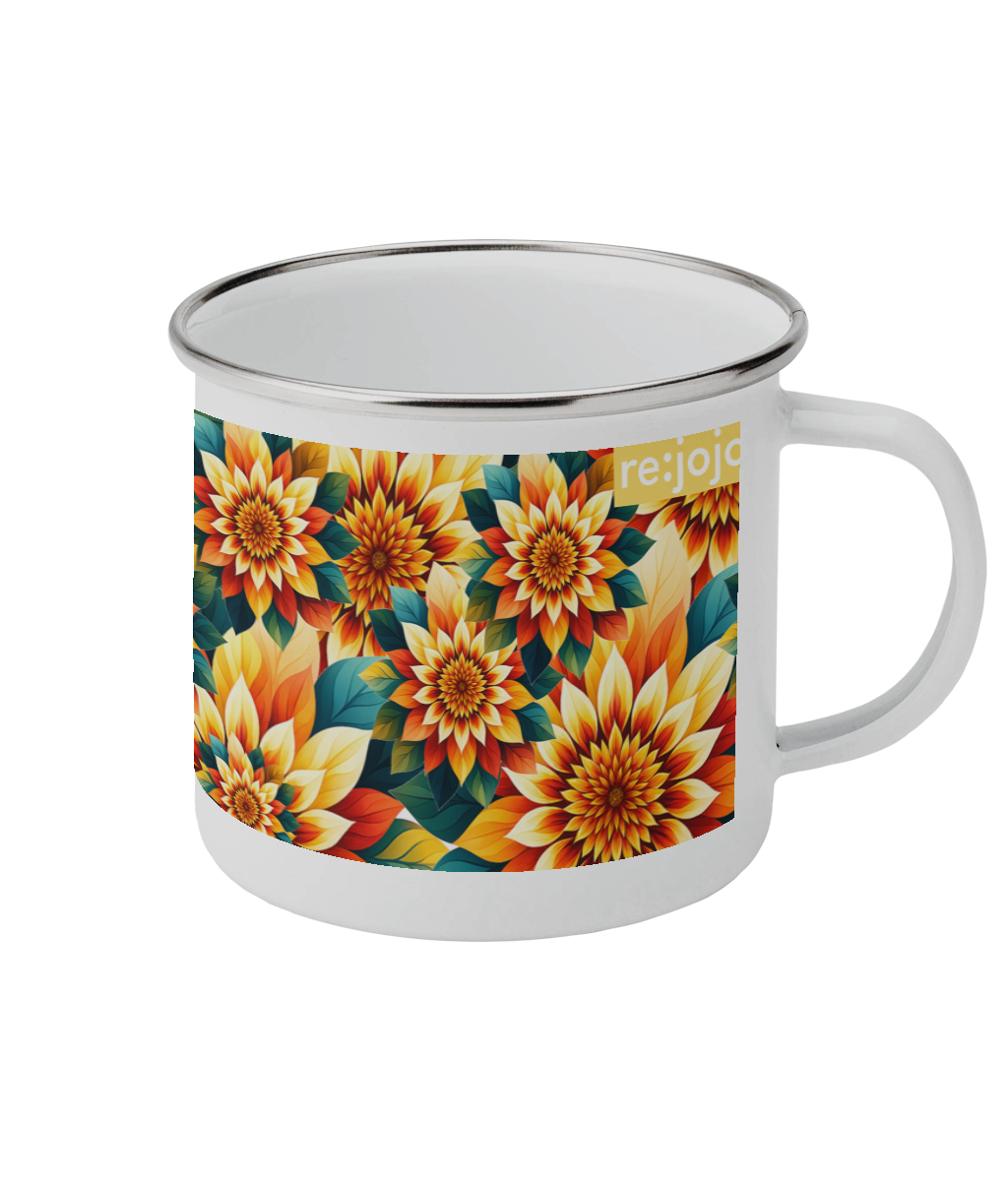 12oz Enamel Mug - Full design