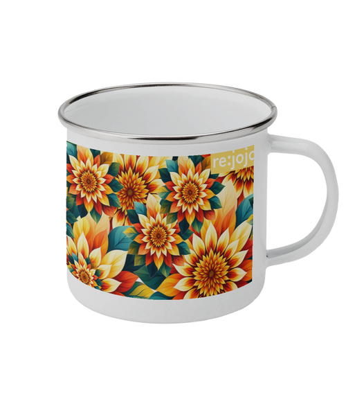 12oz Enamel Mug - Full design